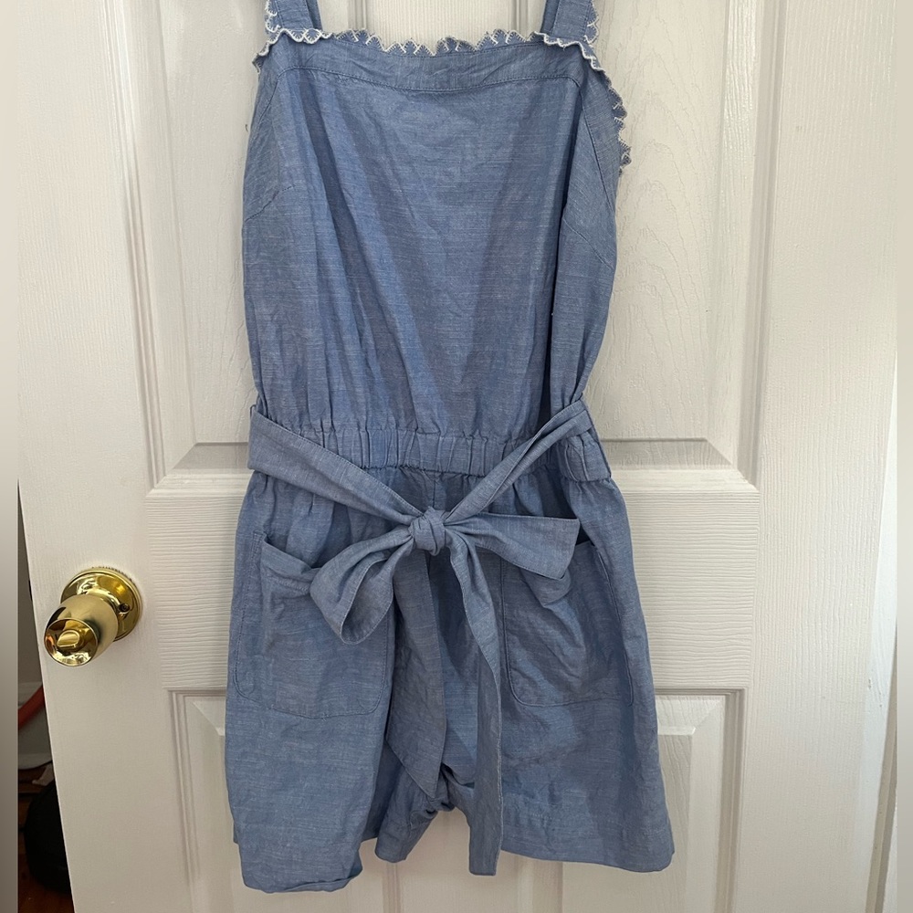 Loft denim romper